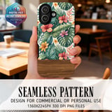 Tropical Botanical Digital Wallpaper thumbnail 2