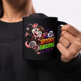 Spooky Subscribe Possum Mug thumbnail 1