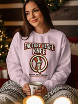 Factory Reset Knee T-Shirt: Total Knee Replacement Recovery, Joint Optimization, Humorous Design thumbnail 10