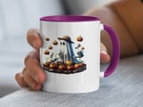 Halloween Mug, Ghost Gardener, Pumpkin Patch Mug, Cute Fall Coffee Mug, Spooky Season Gift, Halloween Party Decor, Halloween Lover Mug thumbnail 3