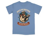 Overstimulated Raccoon Cowboy Graphic T-Shirt thumbnail 6