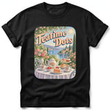 Teatime Dots ~ Comfort Colors Premium Tee thumbnail 1