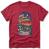 Gogh Starry Christmas ~ Comfort Colors Premium Tee thumbnail 2
