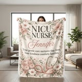 Personalized NICU Nurse Blanket thumbnail 6