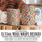 Digital Pattern, Digital Bundle, Abstract Art Print, Seamless Repeat Pattern, Colorful Shapes, Fabric Design, Commercial Use License thumbnail 4