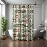 Mahjong Game Tiles Shower Curtain thumbnail 7