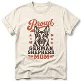 Proud German Shepherd Mom Tee thumbnail 3
