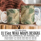 Luxe Tropical Leaves Digital Design Size Bundle Png thumbnail 4