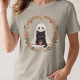 Cozy Ghost and Black Cat Tee thumbnail 12