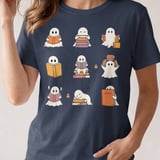 Cozy Reading Ghosts Tee thumbnail 10