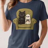 Gamer Ghost and Cat Tee thumbnail 10