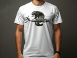 Cobra Attack Helicopter T-Shirt, Military Aviation Graphic Tee, Viper Gunship Shirt, Tactical Pilot Gift, Army Aviation Snake Tee thumbnail 2