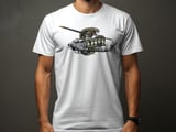 AH-1 Cobra Helicopter Shirt, Tactical Military Gunship Graphic Tee, Aviation Veteran Gift, Pilot Streetwear Attack Chopper T-Shirt for Men thumbnail 7