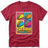 Taco Repeat ~ Comfort Colors Premium Tee thumbnail 2