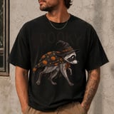 Spooky Witch Raccoon T-Shirt thumbnail 2