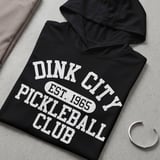 Pickleball Sport-Tek Performance Hood, Dink City Est. 1965 Pickleball Club, Lightweight Hoodie thumbnail 7