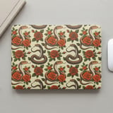 Vintage Snake and Rose MacBook Case thumbnail 5