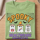 Spooky Healthcare Worker Tee thumbnail 10