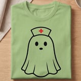 Spooky Nurse Ghost Tee thumbnail 10