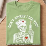 Did This On A Mannequin Nurse Tee thumbnail 10