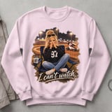 Dirt Track Racing Sweatshirt, I Cant Watch Sprint Car Race Day Crewneck, Racing Wife Graphic Pullover, Gift for Racing Girlfriend thumbnail 5
