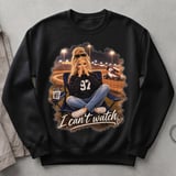 Dirt Track Racing Sweatshirt, I Cant Watch Sprint Car Race Day Crewneck, Racing Wife Graphic Pullover, Gift for Racing Girlfriend thumbnail 7