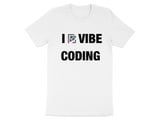 I Vibe Coding — Men’s & Women’s Crew Neck T-Shirt thumbnail 1