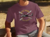 AH-64 Apache Helicopter T-Shirt, Military Aviation Graphic Tee, Army Veteran Flight Crew Shirt, Tactical Chopper Pilot Gift for Him thumbnail 9