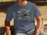AH-64 Apache Helicopter T-Shirt, Military Aviation Graphic Tee, Army Veteran Flight Crew Shirt, Tactical Chopper Pilot Gift for Him thumbnail 1
