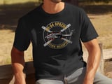 AH-64 Apache Helicopter T-Shirt, Military Aviation Graphic Tee, Army Veteran Flight Crew Shirt, Tactical Chopper Pilot Gift for Him thumbnail 2