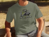 AH-64 Apache Helicopter T-Shirt, US Army Military Aviation Graphic Tee, Tactical Attack Copter Shirt, Veteran Gift for Pilot and Aviator thumbnail 11