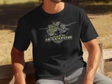 AH-64 Apache Helicopter T-Shirt, US Army Military Aviation Graphic Tee, Tactical Attack Copter Shirt, Veteran Gift for Pilot and Aviator thumbnail 14