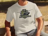 AH-64 Apache Helicopter T-Shirt, US Army Military Aviation Graphic Tee, Tactical Attack Copter Shirt, Veteran Gift for Pilot and Aviator thumbnail 2