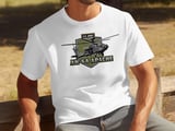 AH-64 Apache Helicopter T-Shirt, US Army Military Aviation Graphic Tee, Tactical Attack Copter Shirt, Veteran Gift for Pilot and Aviator thumbnail 3