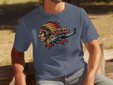 AH-64 Apache Helicopter T-Shirt, Military Aviation Shirt, Attack Chopper Graphic Tee, Army Veteran Pilot Gift for Him, Aircraft Graphic Top thumbnail 14