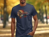 AH-64 Apache Helicopter T-Shirt, Military Aviation Shirt, Attack Chopper Graphic Tee, Army Veteran Pilot Gift for Him, Aircraft Graphic Top thumbnail 7