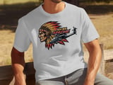 AH-64 Apache Helicopter T-Shirt, Military Aviation Shirt, Attack Chopper Graphic Tee, Army Veteran Pilot Gift for Him, Aircraft Graphic Top thumbnail 5