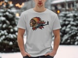 AH-64 Apache Helicopter T-Shirt, Military Aviation Shirt, Attack Chopper Graphic Tee, Army Veteran Pilot Gift for Him, Aircraft Graphic Top thumbnail 2