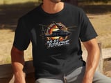 AH-64 Apache Helicopter T-Shirt, Military Aviation Shirt, Attack Chopper Graphic Tee, Army Veteran Pilot Gift, Air Force Combat Top thumbnail 9