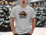 AH-64 Apache Helicopter T-Shirt, Military Aviation Shirt, Attack Chopper Graphic Tee, Army Veteran Pilot Gift, Air Force Combat Top thumbnail 15