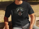 AH-64 Apache Helicopter Shirt, Military Aviation T-Shirt, Army Veteran Gift, Combat Chopper Graphic Tee, Attack Helicopter Pilot Apparel thumbnail 5