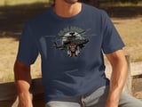 AH-64 Apache Helicopter Shirt, Military Aviation T-Shirt, Army Veteran Gift, Combat Chopper Graphic Tee, Attack Helicopter Pilot Apparel thumbnail 12