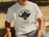 AH-64 Apache Helicopter Shirt, Military Aviation T-Shirt, Army Veteran Gift, Combat Chopper Graphic Tee, Attack Helicopter Pilot Apparel thumbnail 9