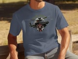 AH-64 Apache Helicopter Shirt, Military Aviation T-Shirt, Army Veteran Gift, Combat Chopper Graphic Tee, Attack Helicopter Pilot Apparel thumbnail 10