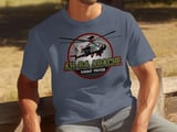 AH-64 Apache Helicopter Shirt, Military Aviation T-Shirt, Army Veteran Gift, Combat Pilot Graphic Tee, Warbird Aircraft Enthusiast Top thumbnail 12