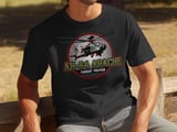 AH-64 Apache Helicopter Shirt, Military Aviation T-Shirt, Army Veteran Gift, Combat Pilot Graphic Tee, Warbird Aircraft Enthusiast Top thumbnail 3