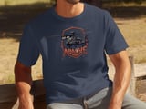 AH-64 Apache Helicopter T-Shirt, Military Aviation Shirt, Army Veteran Pilot Graphic Tee, Attack Chopper Gift for Aviation Enthusiast thumbnail 3