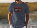 AH-64 Apache Helicopter T-Shirt, Military Aviation Tee, Attack Chopper Graphic Shirt, Army Pilot Veteran Gift, Tactical Aircraft Apparel thumbnail 2