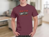 AH-64 Apache Helicopter T-Shirt, Military Aviation Tee, Attack Chopper Graphic Shirt, Army Pilot Veteran Gift, Tactical Aircraft Apparel thumbnail 1