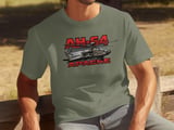 AH-64 Apache Helicopter T-Shirt, Military Aviation Tee, Attack Chopper Graphic Shirt, Army Pilot Veteran Gift, Tactical Aircraft Apparel thumbnail 7